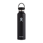 Hydro Flask 24 oz Standard Mouth Bottle-Black