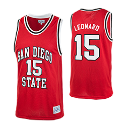 Kawhi Leonard #15 Basketball Jersey-Red