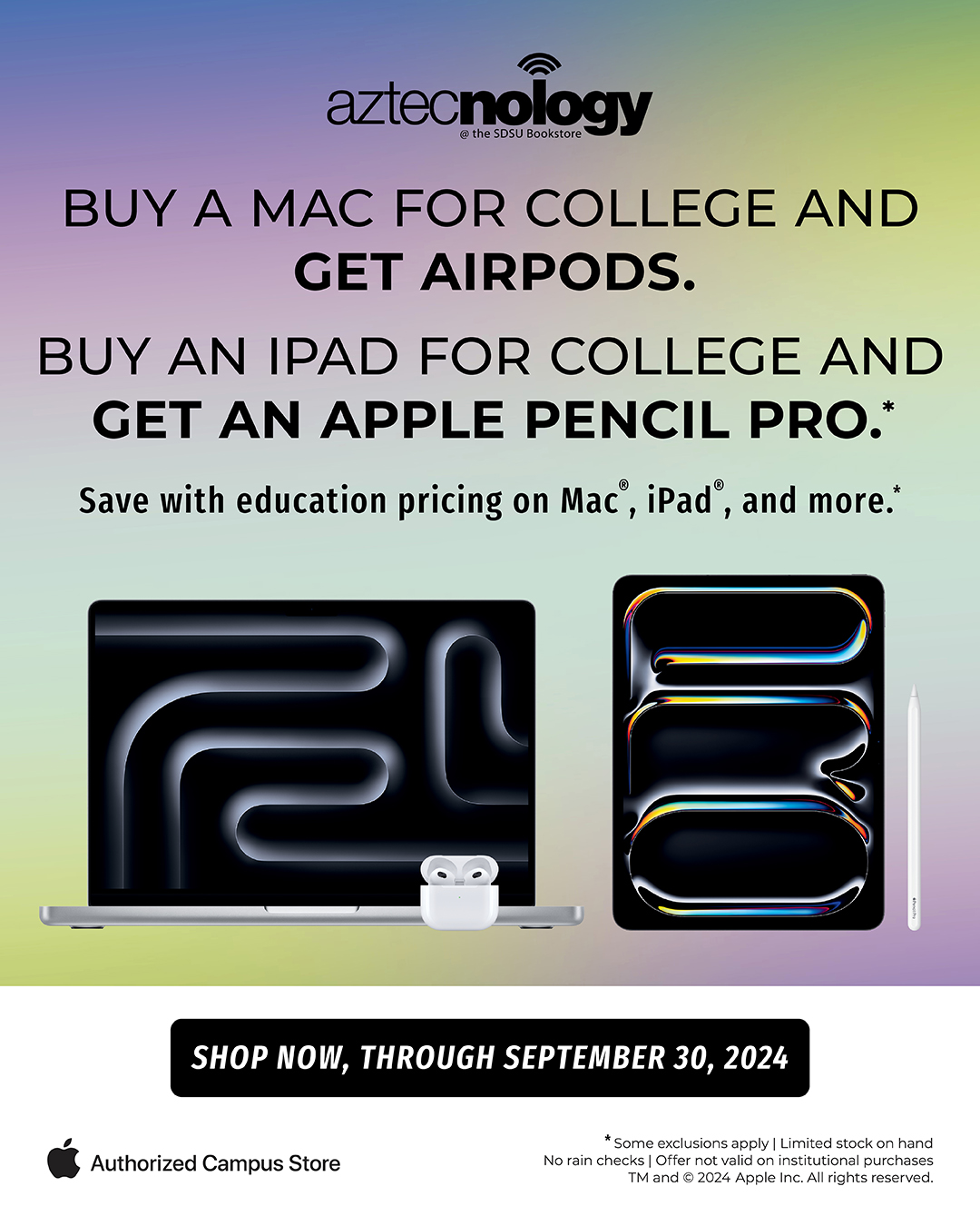Buy a mac for college and get airpods. Buy an iPad for college and get an Apple pencil pro. Save with education pricing on Mac, iPad, and more.