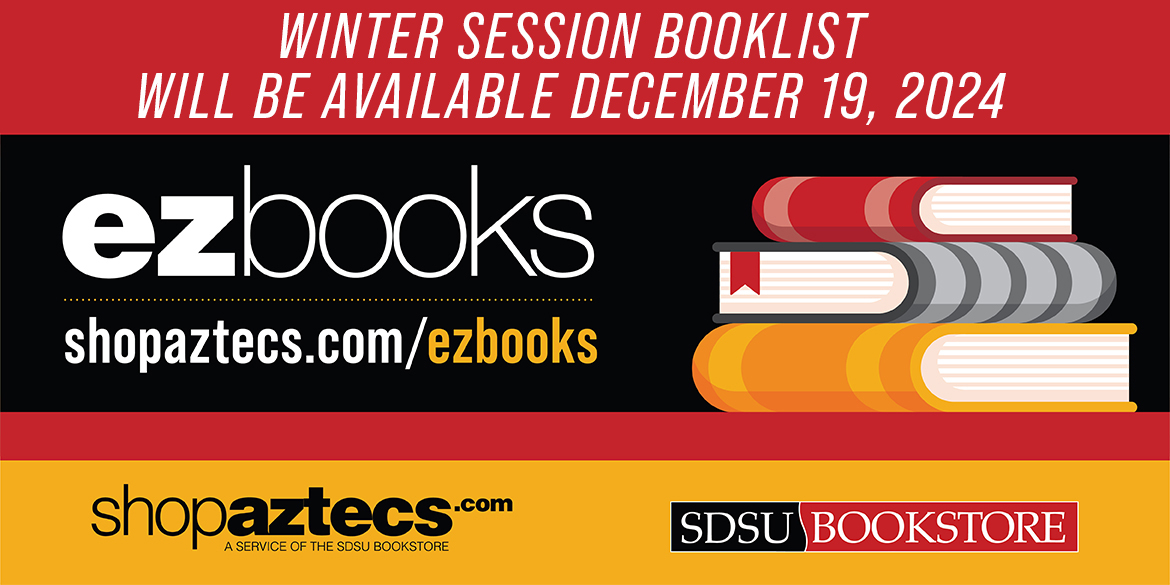 Winter Session booklist will be available December 19, 2024. ezbooks. shopaztecs.com/ezbooks