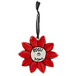 SDSU Mom Flower Ornament