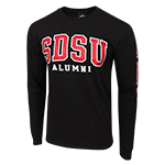 SDSU Alumni Long Sleeve Tee - Black