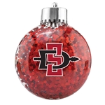 Flat Round Sparkle Ornament with Full Color SD Interlock