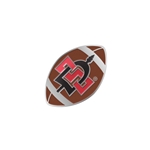 Lapel Pin Football With SD Interlock