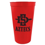 22oz Plastic Stadium Cup SD Interlock Over SDS