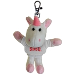 SDSU Plush Unicorn Keytag
