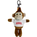 SDSU Plush Monkey Keytag
