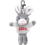 SDSU Plush Bunny Keytag