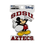 Happy Mickey SDSU Aztecs Disney Decal