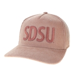 Corduroy Snapback Cap with Tonal SDSU