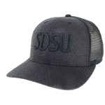 Quilted Snapback Cap with Tonal SDSU