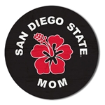 SDSU Hibiscus Mom Circle Magnet