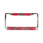 License Plate Frame SDSU Proud Parent