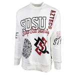 San Diego State All Over Print Kelsey Crew