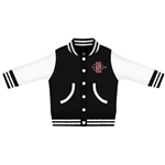 Toddler Varsity Jacket With SD Interlock Embroidered On The Left Chest