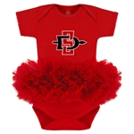 Infant Tutu Bodysuit With Screen Printed SD Interlock