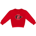 Infant Classic Crew Neck Sweatshirt With Screen Printed SD Interlock