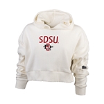 Ribbed Crop Hoodie SDSU Over SD Interlock