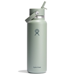 Hydro Flask 40 oz Wide Mouth Bottle with Flex Straw Cap - Agave