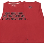 SDI and Repeating SDSU Women's Swell Tank - Red