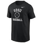 Nike Cotton SDSU Baseball Icon Tee