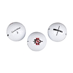 3-Pack SDSU Golf Balls