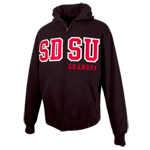 SDSU Grandpa Zip Sweatshirt-Black