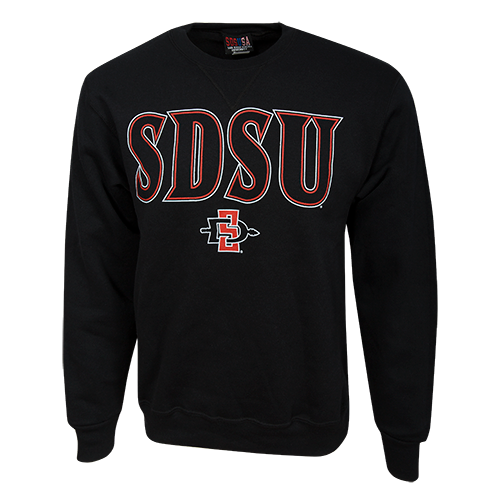 sdsu crew neck sweatshirt