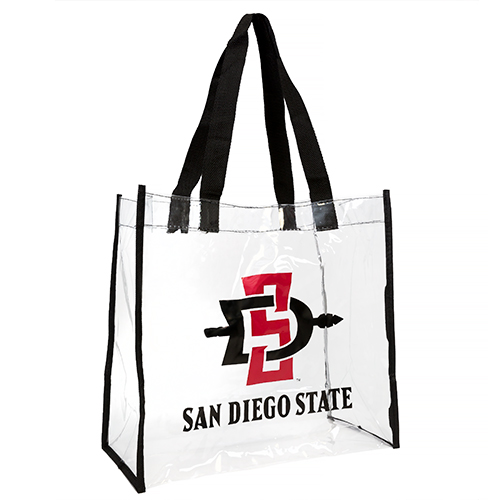 clear bags with logo