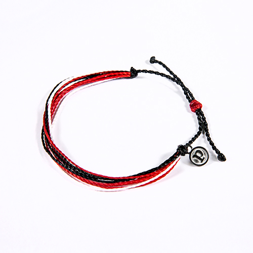 Officially licensed, two tone toggle bracelet with the University