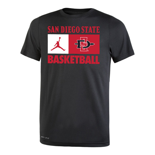 Nike Jordan Aztecs Basketball Jersey S Black