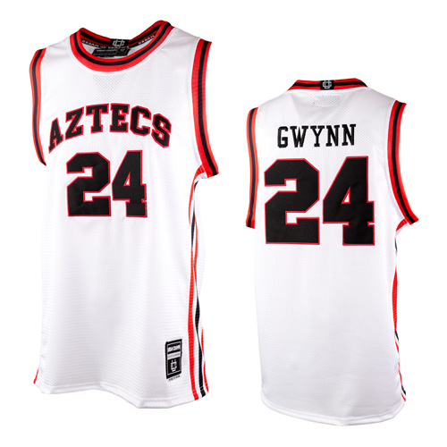 Tony Gwynn #24 Replica Basketball Jersey XS White