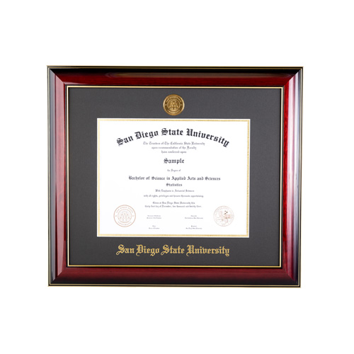 Shop Aztecs - Classic Diploma Frame With SDSU Medallion