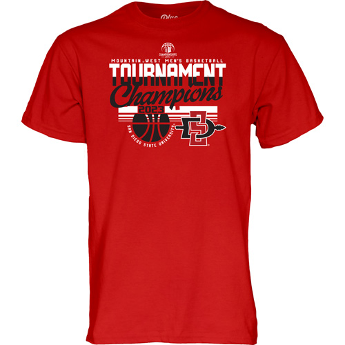 SDSU Men's Basketball 2023 Mountain West Tournament Champions T-Shirt – The  SDSU NIL Store