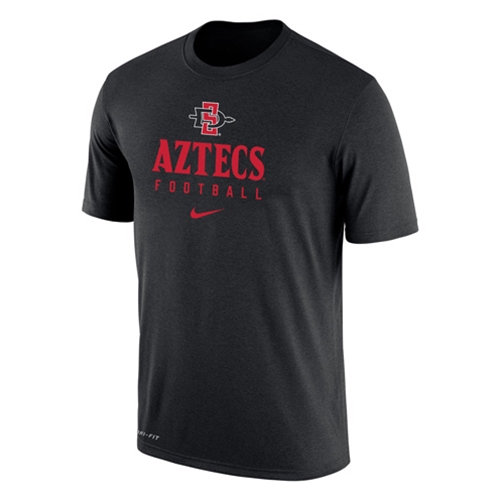 shopaztecs - 2023 Nike Sideline Dri-Fit Cotton Team Issue LS Tee Aztecs  Football