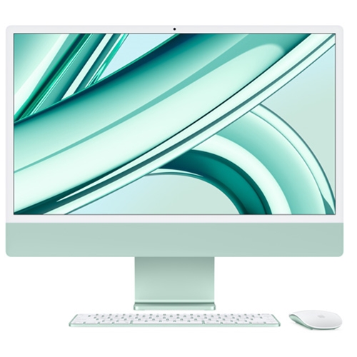 24-inch iMac: Apple M3 Chip With 8-core CPU And 8-core GPU, 256GB - Green