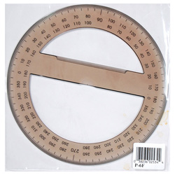 Protractor 4 Inch Acrylic 360 Degree