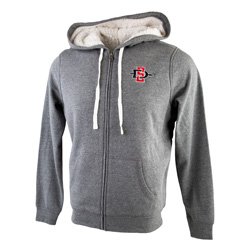 Sherpa Lined Hoodie SDI - Gray