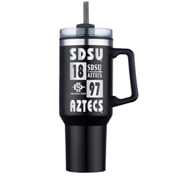 40oz Travel Tumbler SDSU Logos