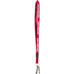 Security Lanyard with Flashlight and Whistle San Diego State