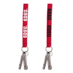 Security Keystrap with Flashlight and Whistle SDSU