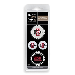 Oversized SDSU Ball Marker Set