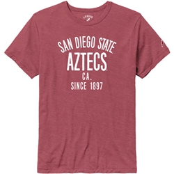 Tri Blend Vintage Tee San Diego State Aztecs CA 1897