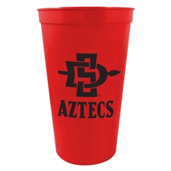 22oz Plastic Stadium Cup SD Interlock Over SDS