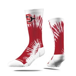 SDSU Tie-Dye Socks