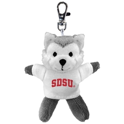 SDSU Plush Husky Keytag