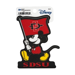 Mickey Holding a Flag with SDI Disney Decal