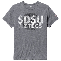 Tri Blend Vintage Tee SDSU Aztecs Over Aztec Calendar