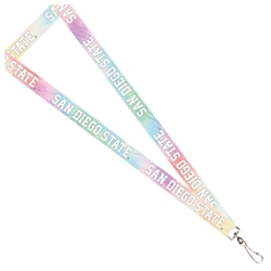 3/4" Pastel San Diego State Lanyard