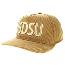 Corduroy Snapback Cap with Tonal SDSU